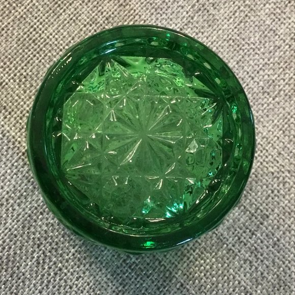 Fenton Daisy Button dark greenToothpick Holder - Picture 4 of 4